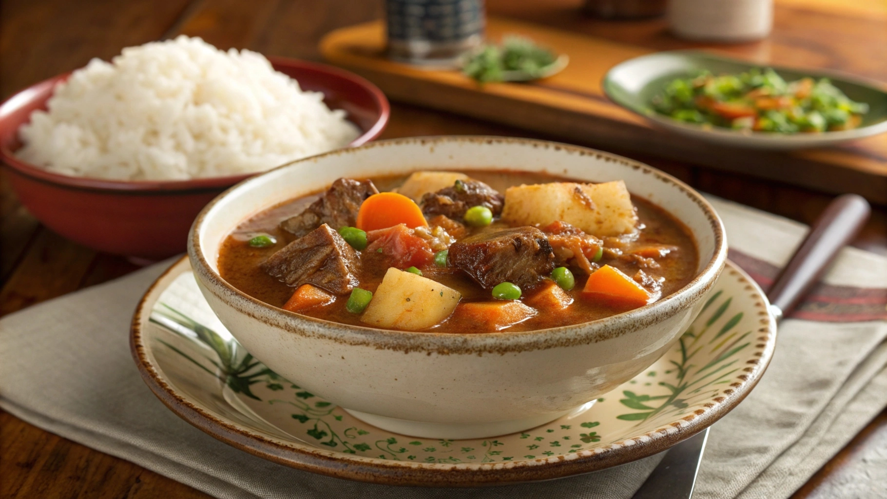 A hearty and flavorful Hawaiian beef stew recipe with tender beef, vegetables, and a rich broth, perfect for any occasion.